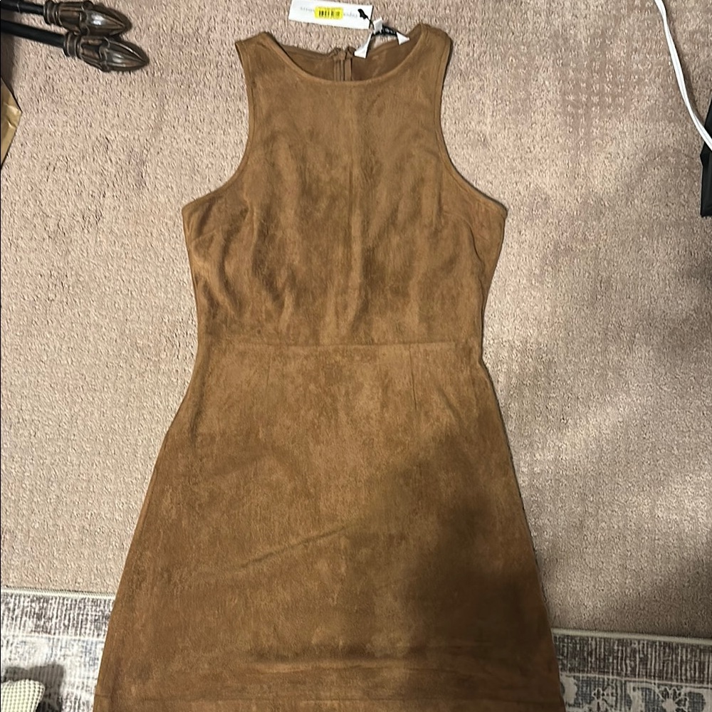 Brown Sleeveless Dress